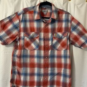 Carhartt short sleeve snap shirt